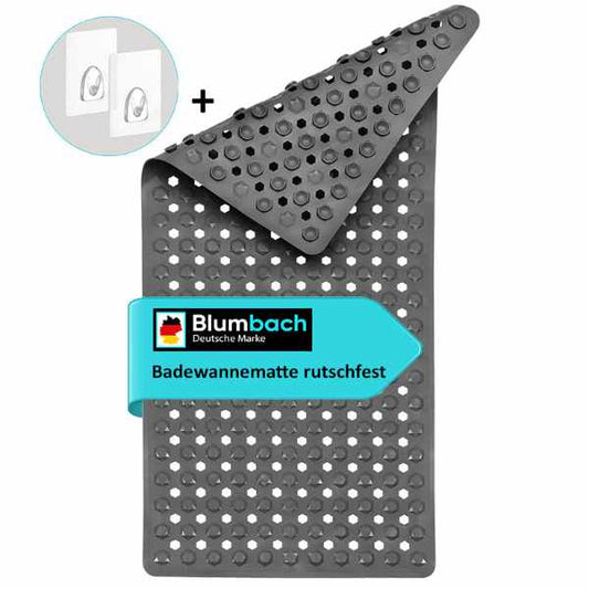 Badewannenmatte rutschfest - Antirutschmatte 88x40 cm Diamant Design blumbach