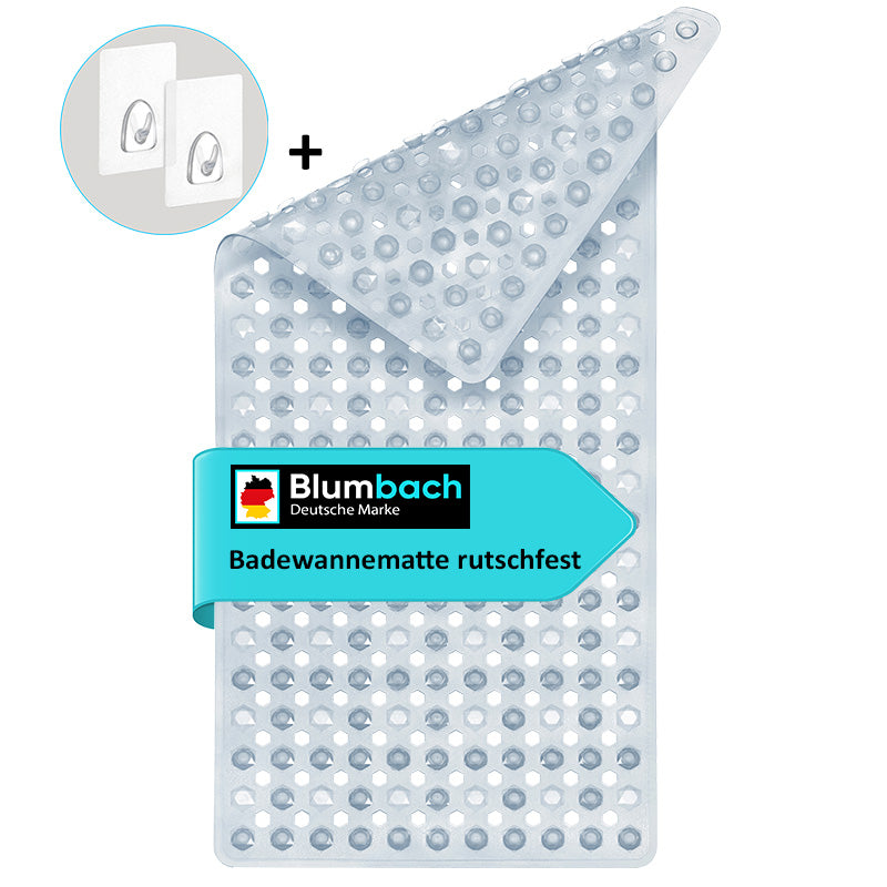 Badewannenmatte rutschfest - Antirutschmatte 88x40 cm Diamant Design