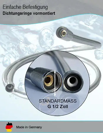 Kunststoff Duschschlauch - Made in Germany, 160 cm mit Verdrehschutz Blumbach