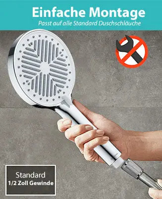 Sparduschkopf Eco Shower: ab 6 Liter/min. - extrem sparsam Blumbach
