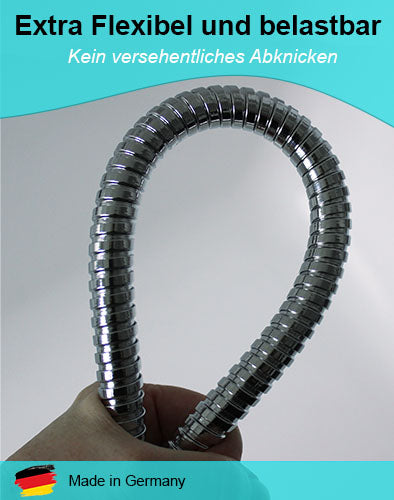 Flexibler Metall Brauseschlauch Blumbach - Made in Germany