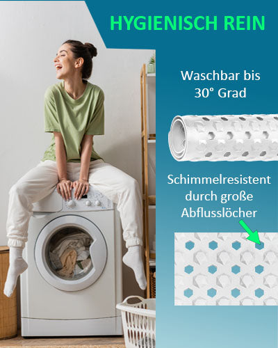 Duschmatte Diamant - Antirutschmatte Dusche 53x53 cm Blumbach