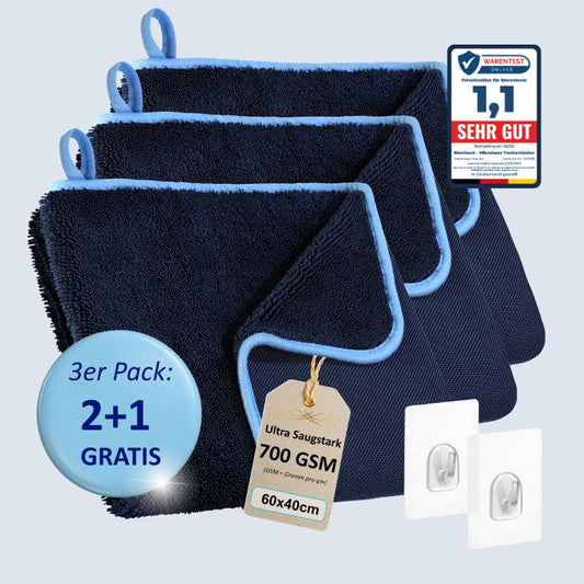 Mikrofasertuch - Trockentuch für Dusche - Sparsets