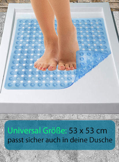 Duschmatte Diamant - Antirutschmatte Dusche 53x53 cm