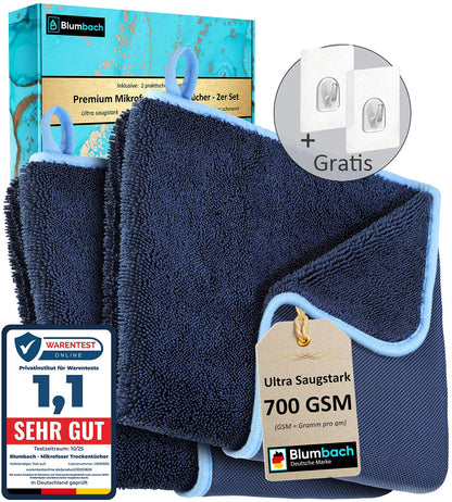 Mikrofaser Trockentücher Premium Set - Dusche, Bad, Auto... blumbach