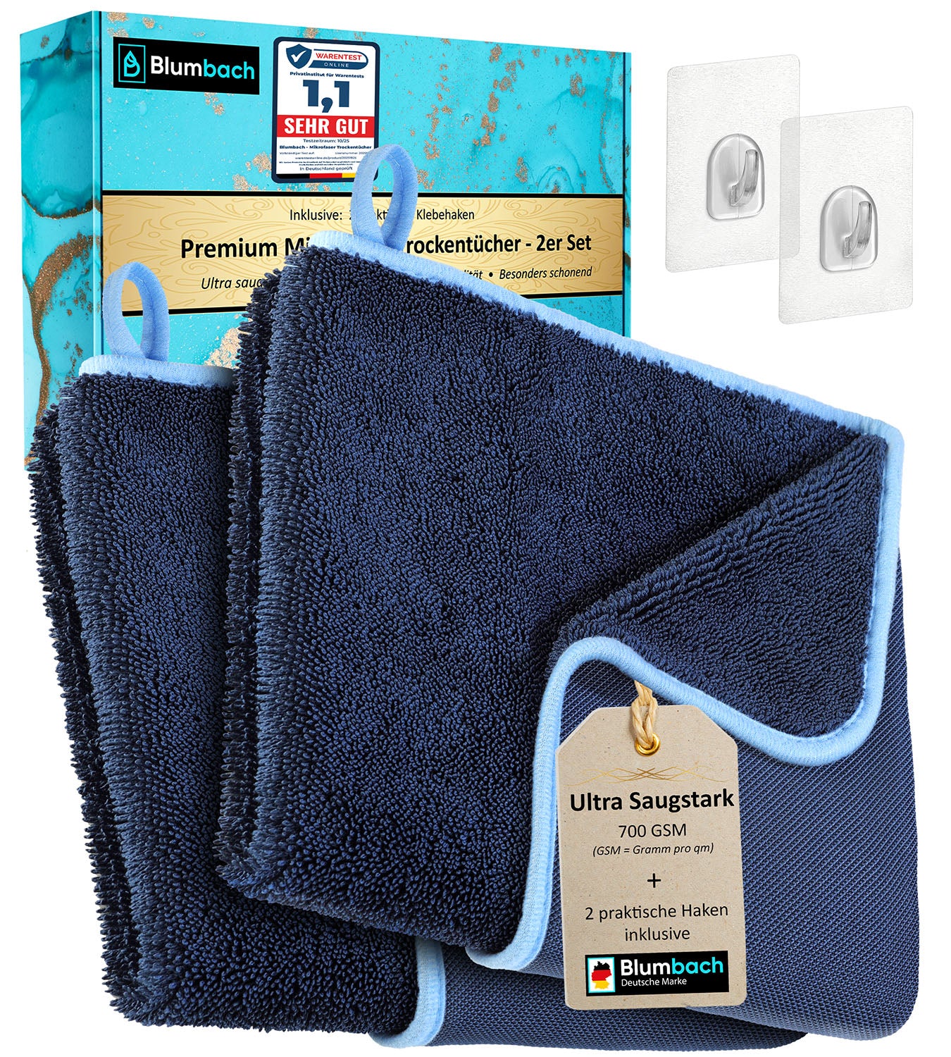 Trockentücher Mikrofaser MagicDry für Dusche, Bad, Auto, Küche & Haushalt