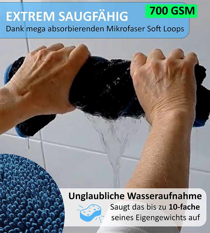 Mikrofaser Trockentücher Premium Set - Dusche, Bad, Auto... blumbach